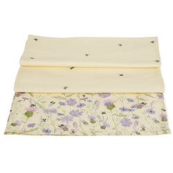 Bee & Flower Table Runner British Made Bee & Flower Table Runner by Mosney Mill