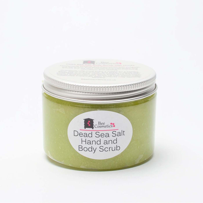 Dead Sea Salt Hand & Body Scrub British Made Dead Sea Salt Hand & Body Scrub by Bee Cosmetics