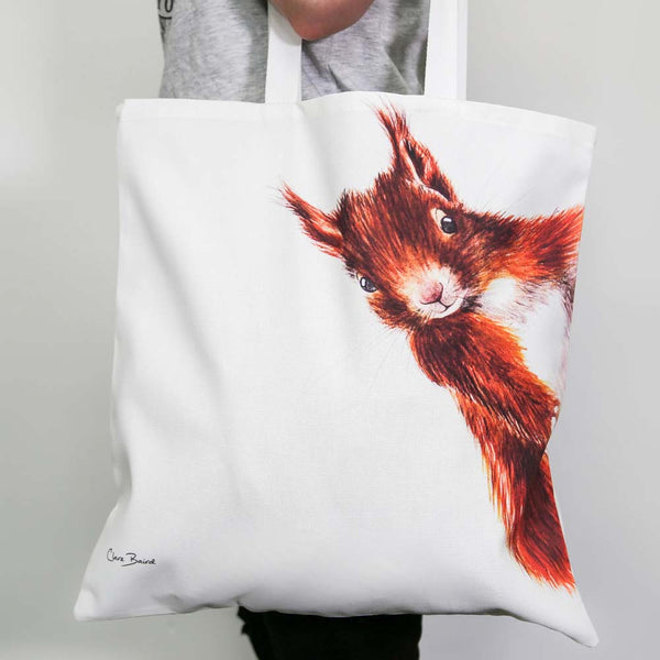 Red Squirrel Bag by Clare Baird