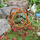 Rusty Metal Garden Sphere Ornaments British Made Rusty Metal Garden Sphere Ornaments by Savage Works