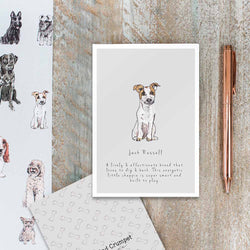 Jack Russell Card British Made Jack Russell Card by Toasted Crumpet
