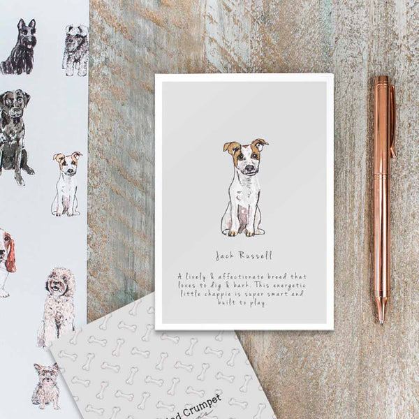 Jack Russell Card by Toasted Crumpet