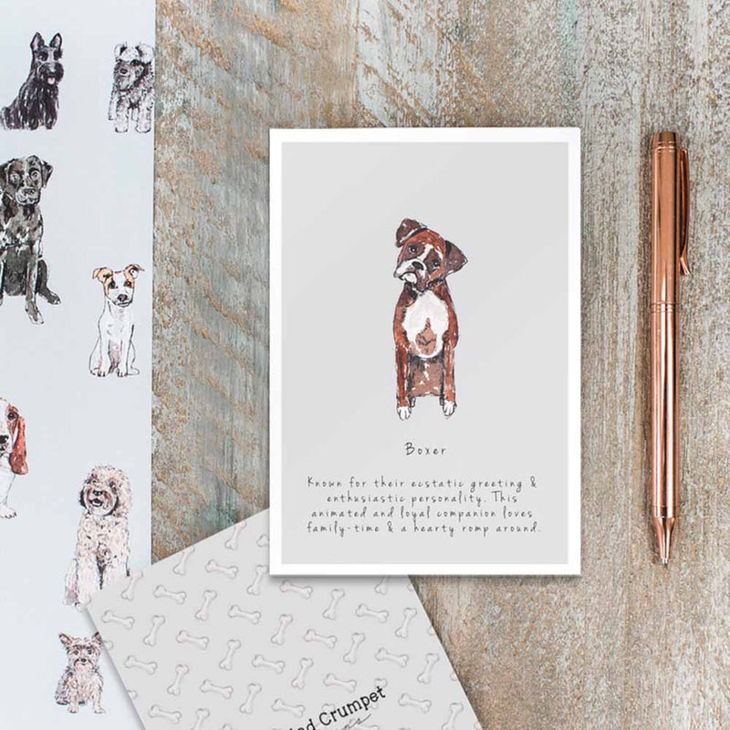 Boxer Card British Made Boxer Card by Toasted Crumpet