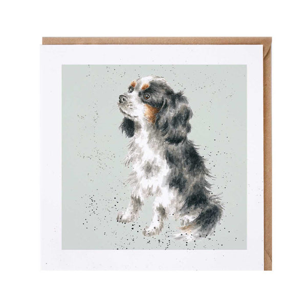Cavalier King Charles Dog Card by Wrendale
