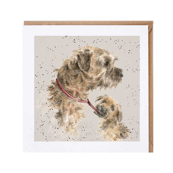 Border Terrier Dog Card by Wrendale
