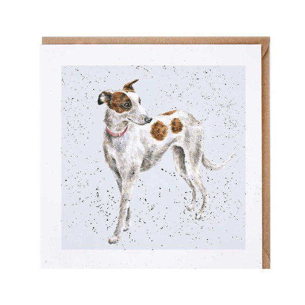 Whippet Dog Card by Wrendale