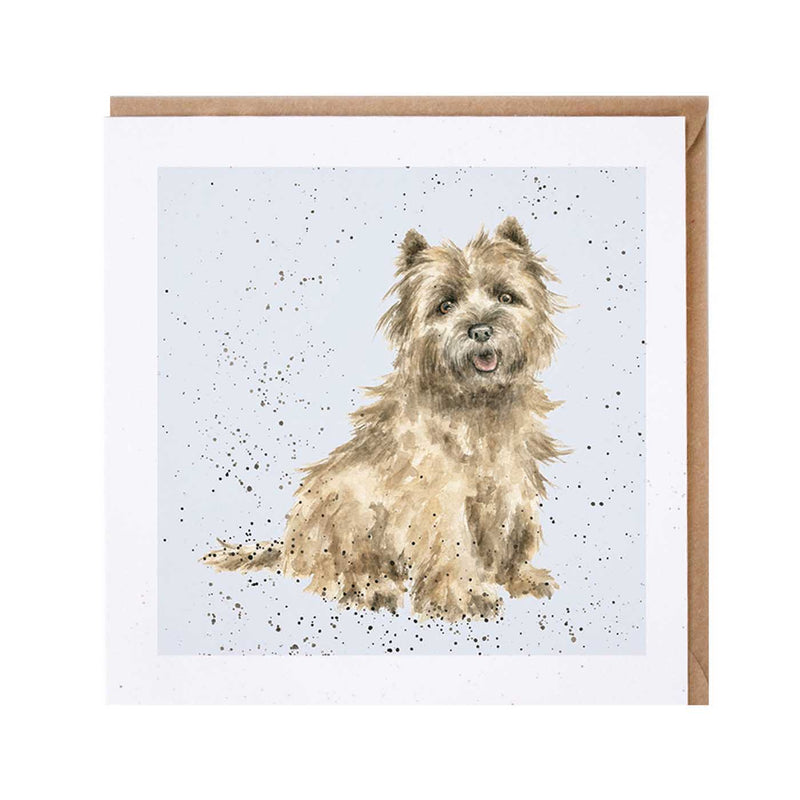 Cairn Terrier Dog Card British Made Cairn Terrier Dog Card by Wrendale