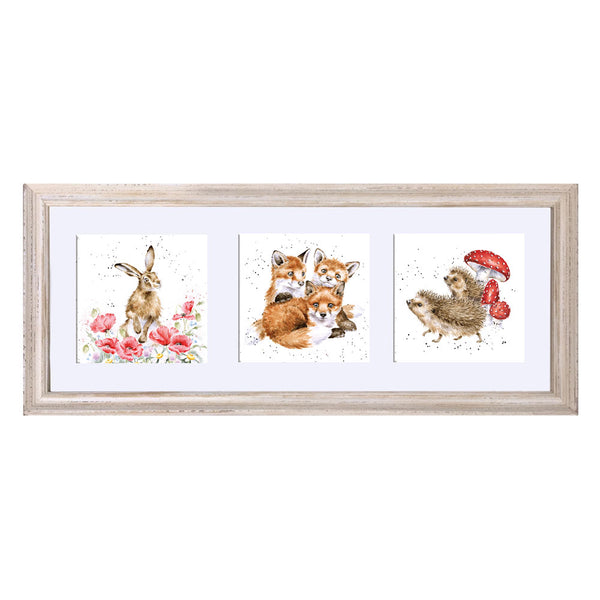 A Meadow Trio Framed Print by Wrendale