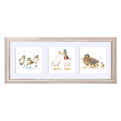 A Trio of Ducks Framed Print British Made A Trio of Ducks Framed Print by Wrendale