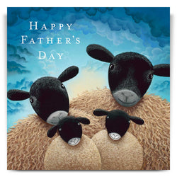 Family Portrait Father's Day Card British Made Family Portrait Father's Day Card by Lucy Pittaway