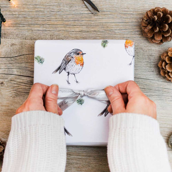 Robin Wrapping Paper by Toasted Crumpet