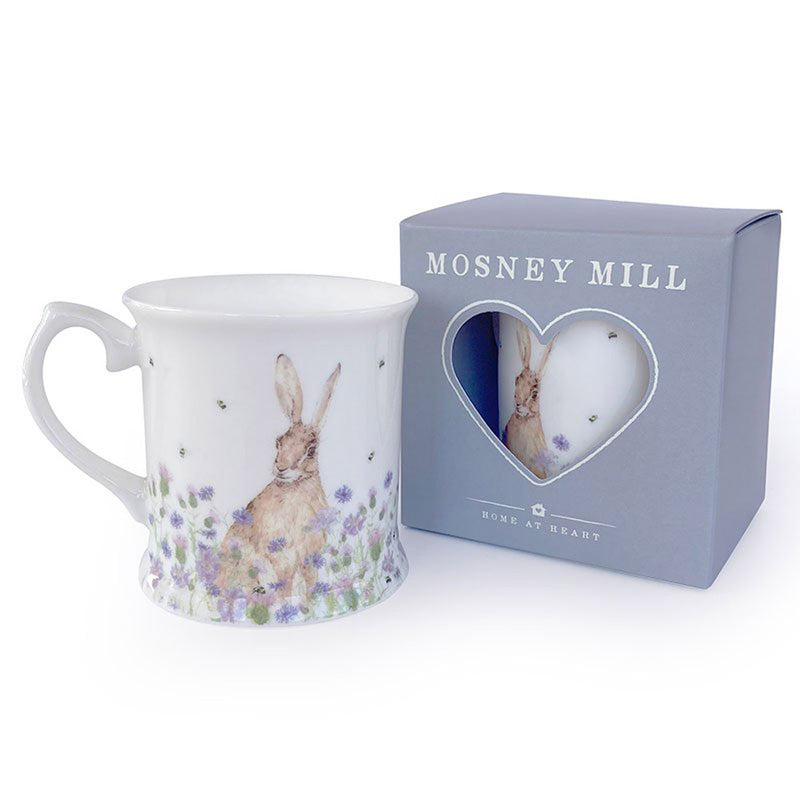 Hare & Wildflower Mug British Made Hare & Wildflower Mug by Mosney Mill