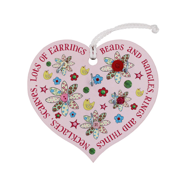 Flowers Jewellery Heart by Angelic Hen