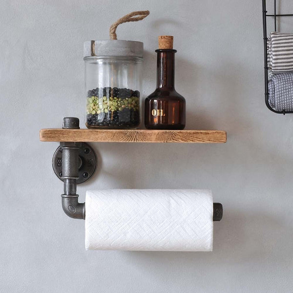 Industrial Kitchen Storage Rail And Shelf by Industrial By Design
