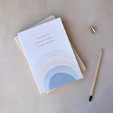Rainbow Gold Foiled Notebook British Made Rainbow Gold Foiled Notebook by Tres Paper Co