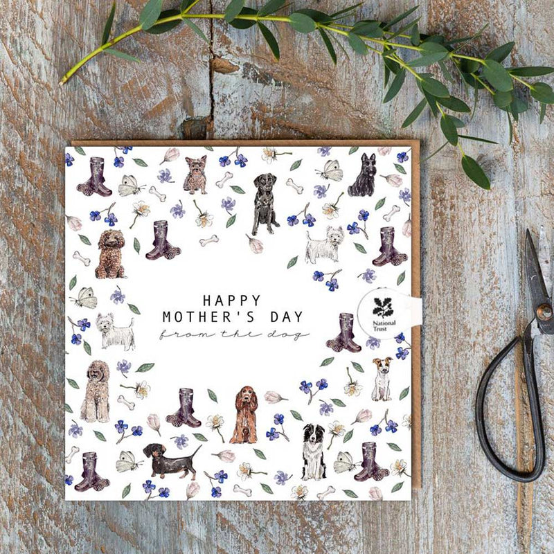Happy Mother's Day from the Dog Card British Made Happy Mother's Day from the Dog Card by Toasted Crumpet