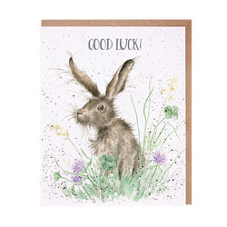 Good Luck Card British Made Good Luck Card by Wrendale