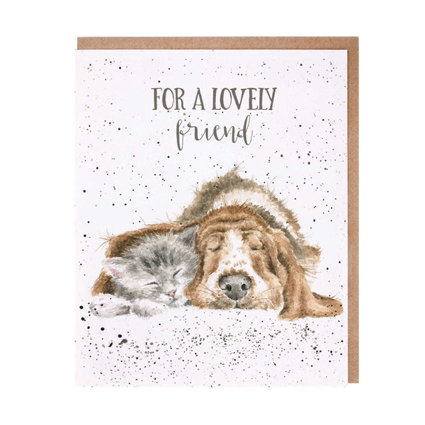 For a Lovely Friend Card by Wrendale