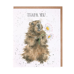 Thank You Card British Made Thank You Card by Wrendale
