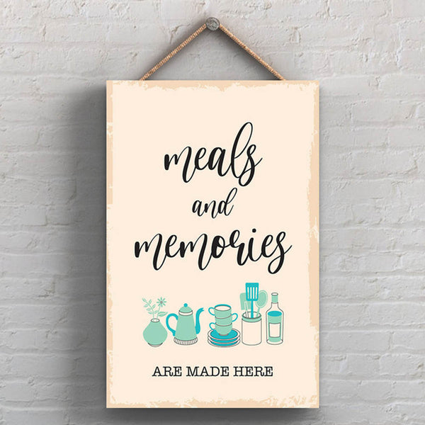 Meals & Memories Sign by Vivid Squid