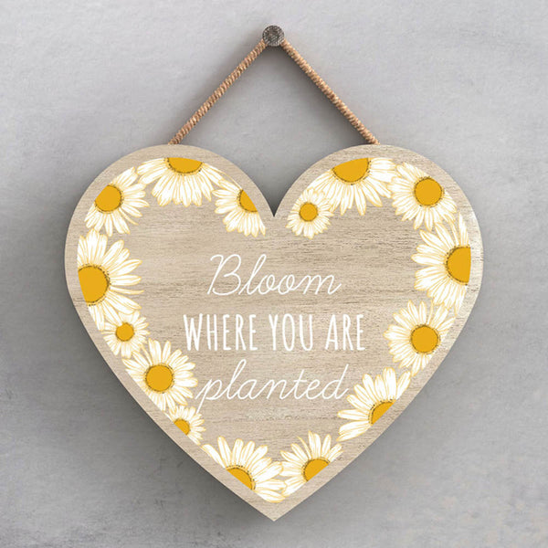 Bloom where you are planted Plaque by Vivid Squid