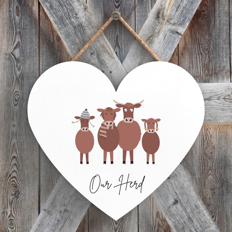 Our Herd - Cows Sign! British Made Our Herd - Cows Sign! by Vivid Squid