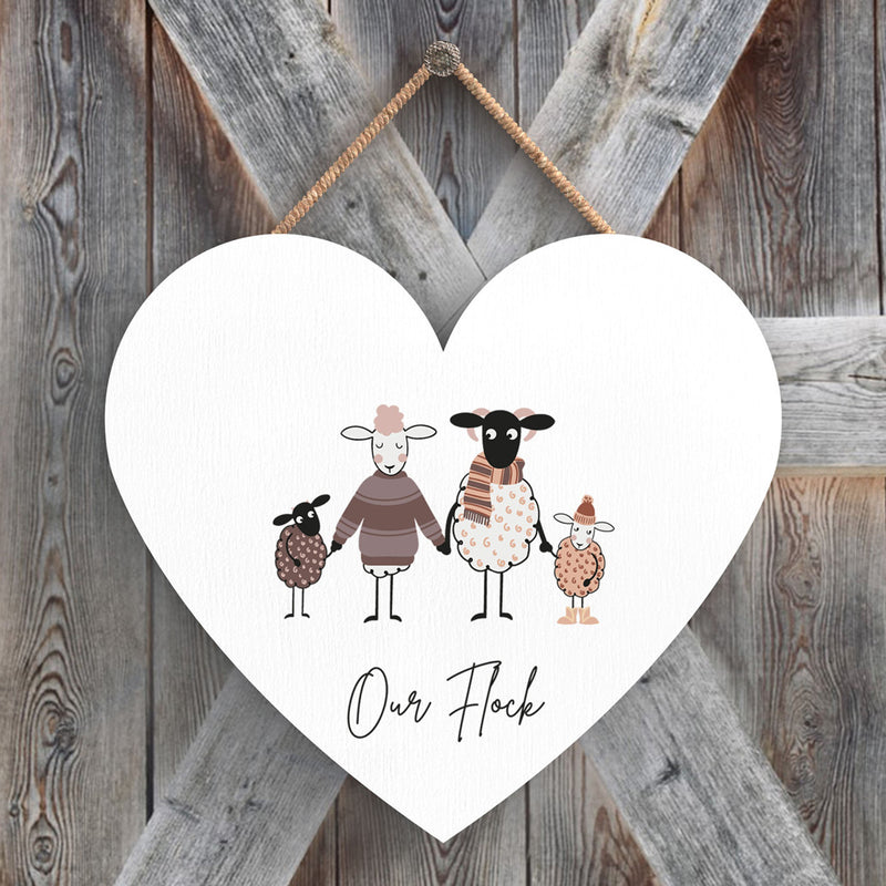 Our Flock - Sheep Sign! British Made Our Flock - Sheep Sign! by Vivid Squid