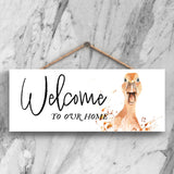 Welcome Plaque British Made Welcome Plaque by Vivid Squid