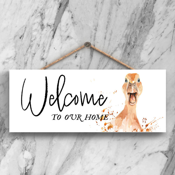 Welcome Plaque by Vivid Squid