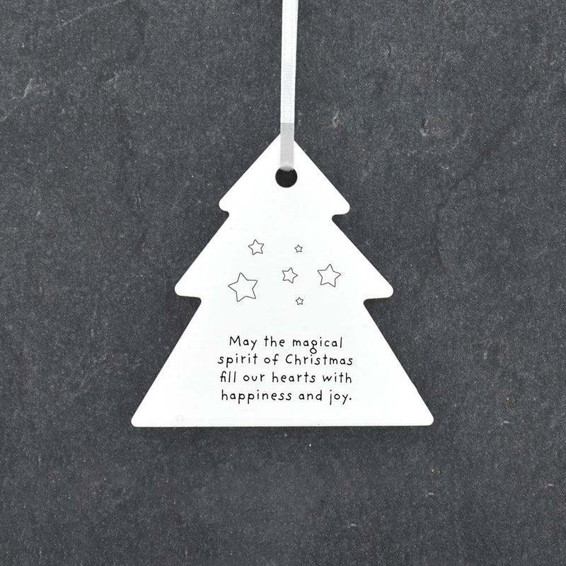 Fill our Hearts Christmas Tree Ornament British Made Fill our Hearts Christmas Tree Ornament by Vivid Squid