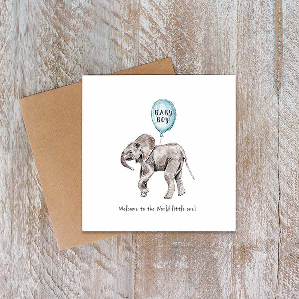 Baby Boy Card by Toasted Crumpet