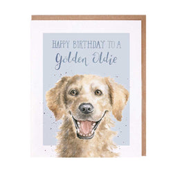 Golden Oldie Birthday Card British Made Golden Oldie Birthday Card by Wrendale