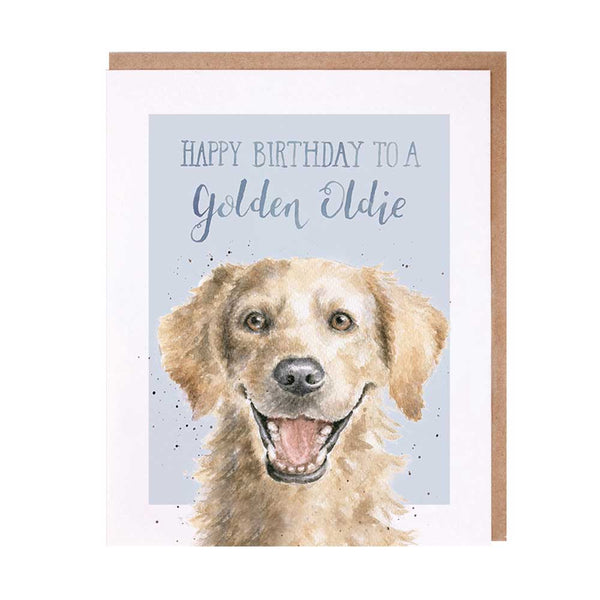 Golden Oldie Birthday Card by Wrendale