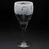 King Charles III Coronation | Crystal Wine Glass | Engraved British Made King Charles III Coronation | Crystal Wine Glass | Engraved by Glyptic Glass Art