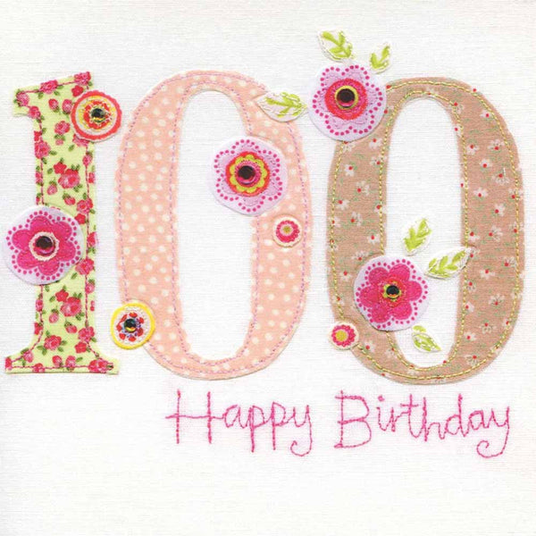 100th Birthday Card - Vintage by Blue Eyed Sun