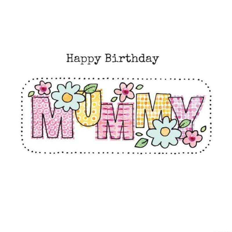 Mummy Birthday Card British Made Mummy Birthday Card - Biscuit by Blue Eyed Sun