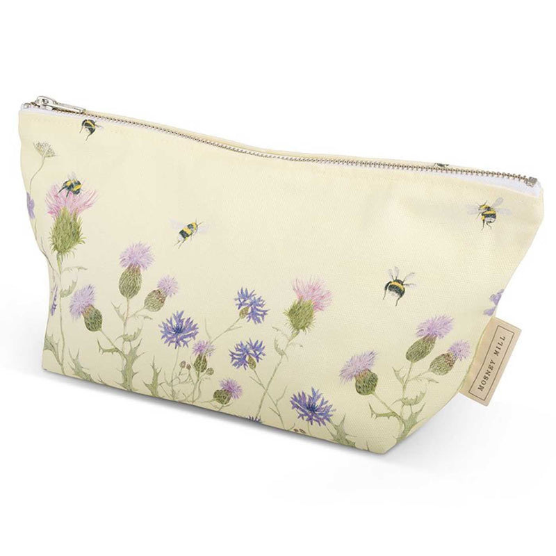 Bee & Flower Cosmetic Bag British Made Bee & Flower Cosmetic Bag by Mosney Mill