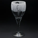 King Charles III Coronation | Crystal Wine Glass | Engraved British Made King Charles III Coronation | Crystal Wine Glass | Engraved by Glyptic Glass Art