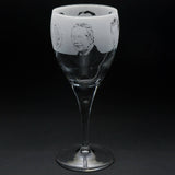 King Charles III Coronation | Crystal Wine Glass | Engraved British Made King Charles III Coronation | Crystal Wine Glass | Engraved by Glyptic Glass Art