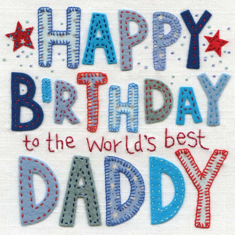 Happy Birthday Daddy - Gorgeous British Made Happy Birthday Daddy - Gorgeous by Blue Eyed Sun