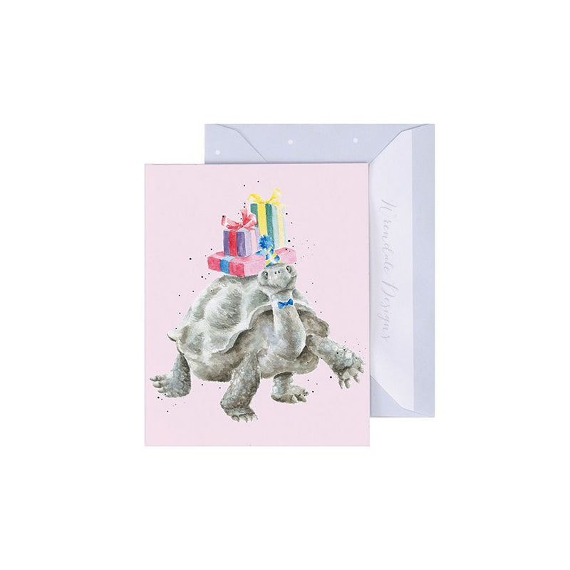 Let's Shellebrate Miniature Birthday Card British Made Let's Shellebrate Miniature Birthday Card by Wrendale
