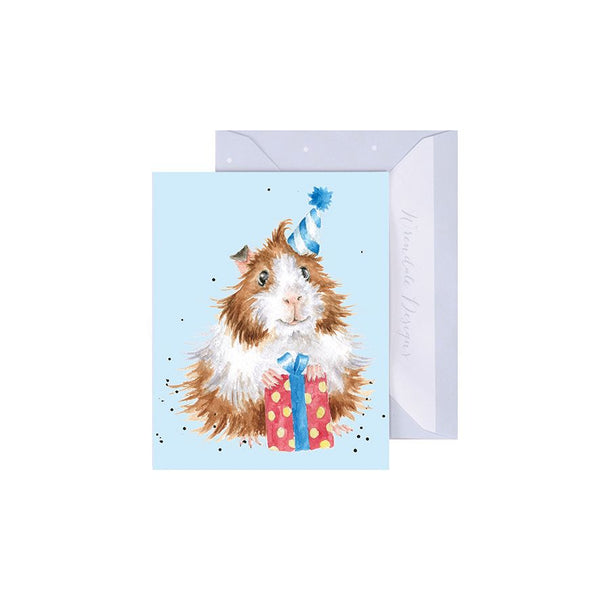 Guinea be a Great Day Miniature Birthday Card by Wrendale