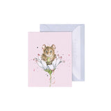 Oops a Daisy Miniature Greeting Card British Made Oops a Daisy Miniature Greeting Card by Wrendale