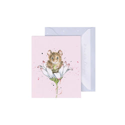 Oops a Daisy Miniature Greeting Card British Made Oops a Daisy Miniature Greeting Card by Wrendale