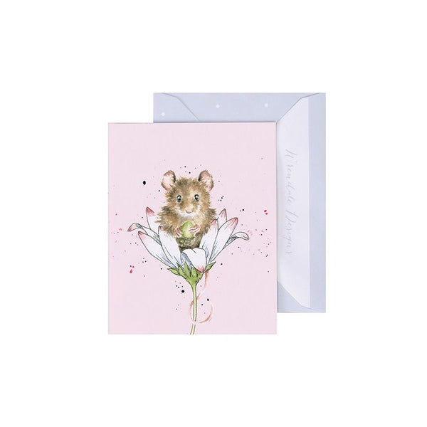 Oops a Daisy Miniature Greeting Card by Wrendale