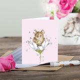 Oops a Daisy Miniature Greeting Card British Made Oops a Daisy Miniature Greeting Card by Wrendale