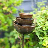 Rustic Rain Catcher Fountain & Plant Support British Made Rustic Rain Catcher Fountain & Plant Support by Savage Works