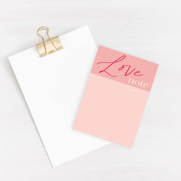 Set of 3 Notepad, Love, Happy & Gratitude by Tres Paper Co