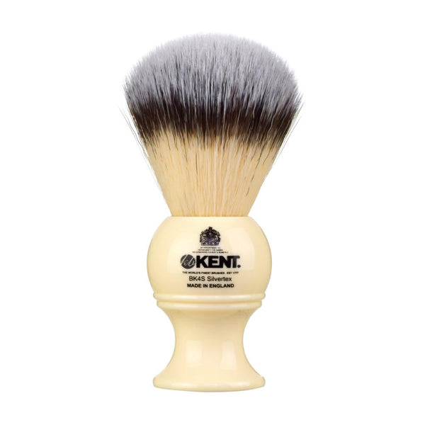 Ivory Synthetic Shave Brush by Kent Brushes
