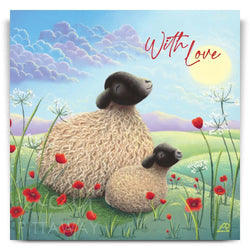 Mum and Me Greeting Card British Made Mum and Me Greeting Card by Lucy Pittaway
